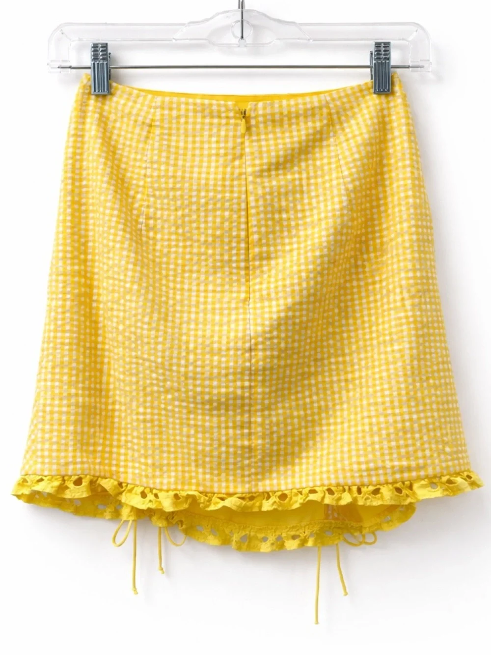For Love and Lemons Yellow Picnic Skirt size XS - Picture 3 of 3